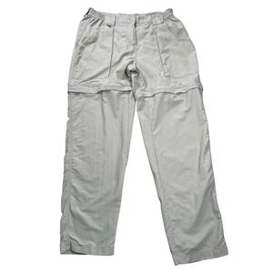 Worldwide Sportsman Pants Womens Large Light Khaki Zip Off Shorts Hiking